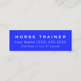 Horse Royal Professional Business Card Mini Visitenkarte