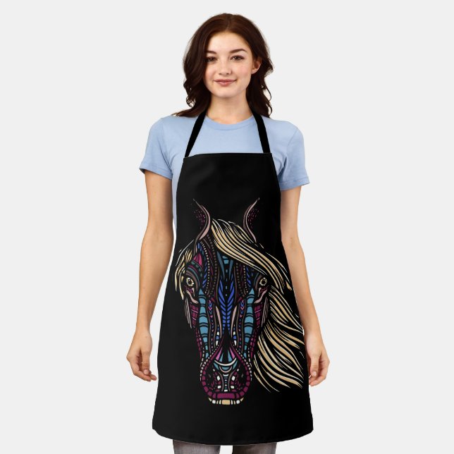 HORSE SCHÜRZE (Getragen)