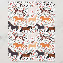 Horse Scrapbook Paper
