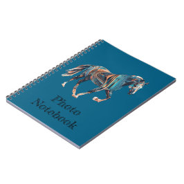 Horse Spiral Photo Notebook Notizblock