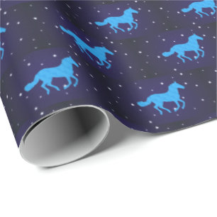 Horse Starry Night Geschenkpapier