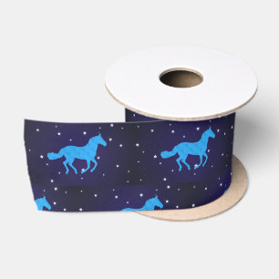 Horse Starry Night Satinband