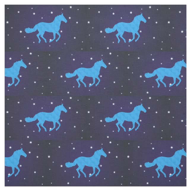 Horse Starry Night Stoff (Muster)