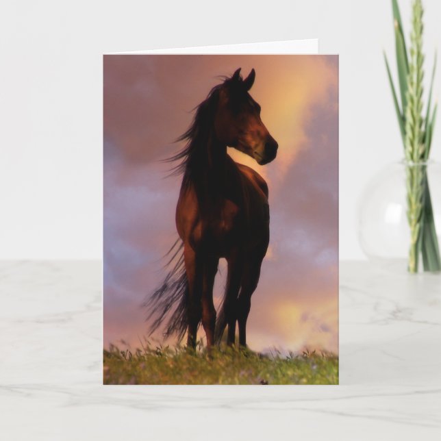 Horse Sympathy Card Karte (Vorderseite)