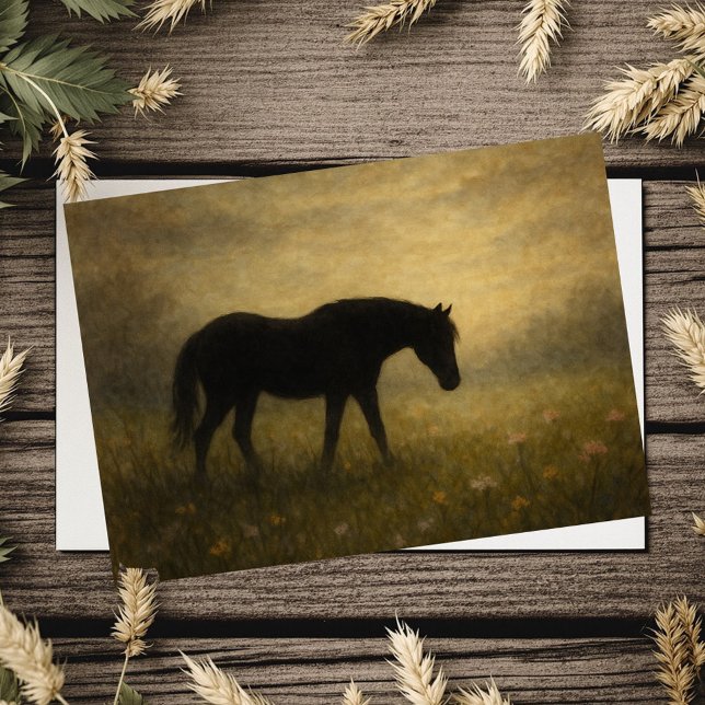 Horse Sympathy Card Karte (May the memories you shared bring you comfort and peace.
)