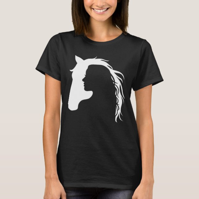 Horse Tee for Ladies - Horse Related Funny Horse  (Vorderseite)
