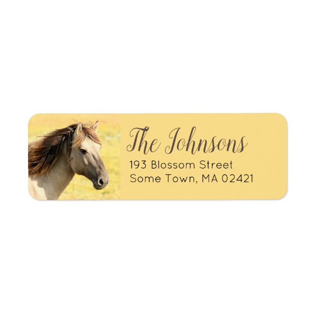 Horse Themed Return Address Lables (Vorne)