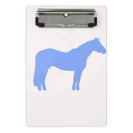 Horse Trainer Business Blue Simple and Modern Mini Klemmbrett