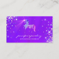 Horse Unicorn Diamonds Lila