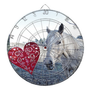 HORSE Valentinherz Dartscheibe