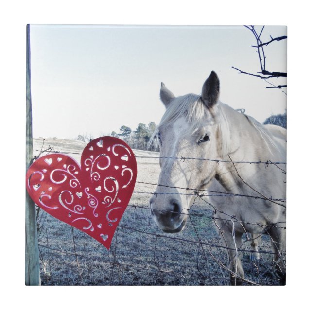 HORSE Valentinherz Fliese (Vorderseite)