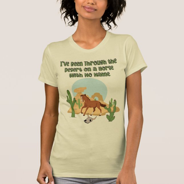 Horse With No Name Women's Bella+Canvas Slim Fit T-Shirt (Vorderseite)