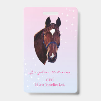 Horse with White Star  Ausweis