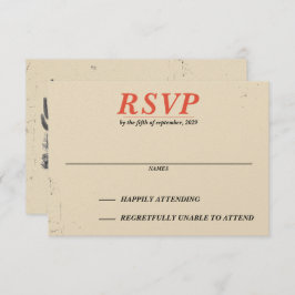 Horseback Canyon Couple RSVP Karte