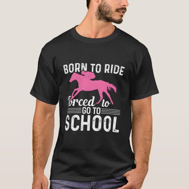Horseback Riding Horse T-Shirt (Vorderseite)