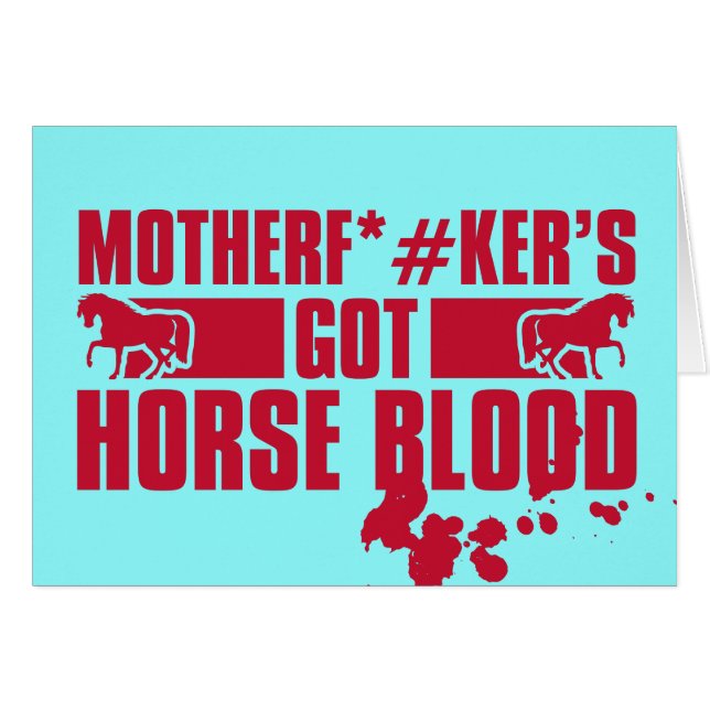 Horseblood (Vorderseite (Horizontal))