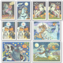 HORSEMAN HORSEWOMAN HALLOWEEN