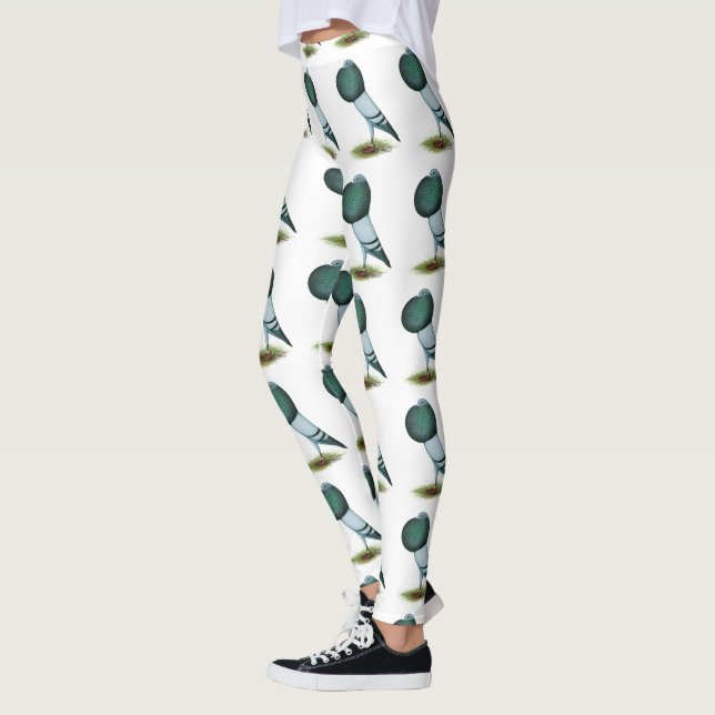 Horseman Pouter Pigeon Blue Leggings (Links)