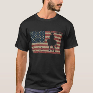 Horsemen America Flag Geschenk Patriotic Reiten T-Shirt