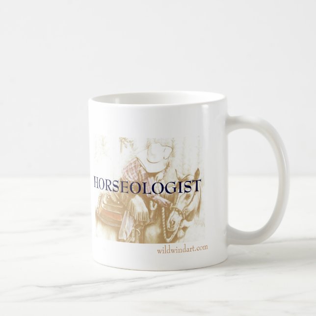 HORSEOLOGIST Tasse mit Wörterbuch-Bedeutung (Rechts)