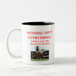 Horseracing Zweifarbige Tasse