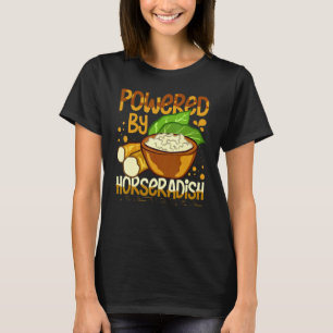 Horseradish Sauce Cream Pflanze Rezept Root Fresh T-Shirt