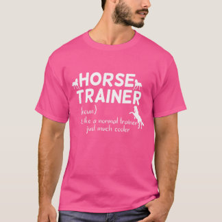 Horserainer Definition Funny Horse Lover Junge T-Shirt