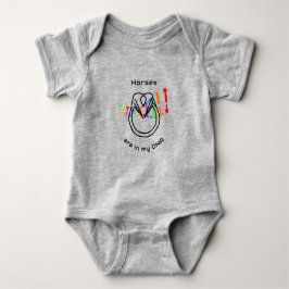 Horses Are In My DNA Baby Bodysuit T-Shirt Strampler