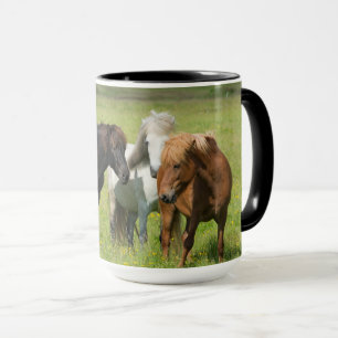 Horses on the Ranch, South Iceland Tasse