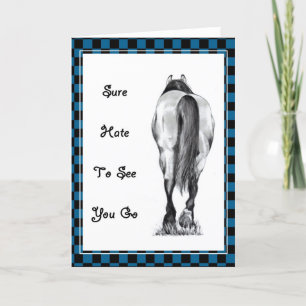 HORSE'S REAR: HAT TO SEE YOU GO: ARTWORK KARTE