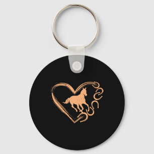 Horsescute Ss Niedliches Herz Gestaltetes Design - Schlüsselanhänger