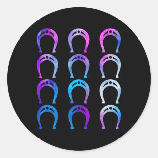 Horsescute Ss Niedliches Pferd Reiten Reitstall Runder Aufkleber