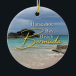 Horseshoe Bay Beach Bermuda Keramik Ornament<br><div class="desc">Horseshoe Bay Beach Bermuda Keramik Ornament</div>