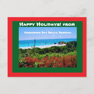 Horseshoe Bay Beach, Bermuda Postcard Feiertagspostkarte