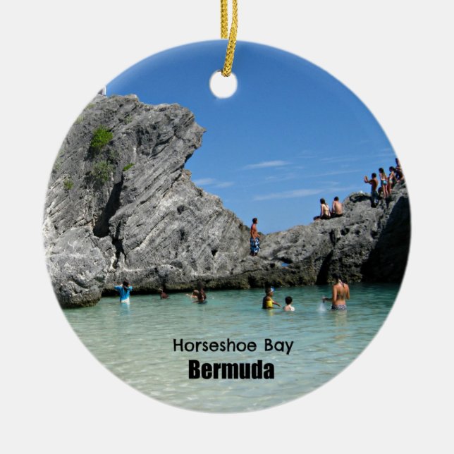 Horseshoe Bay, Bermuda Keramikornament (Vorne)