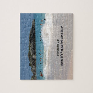 Horseshoe Bay, Bermudas berühmter Sandstrand in Ro Puzzle