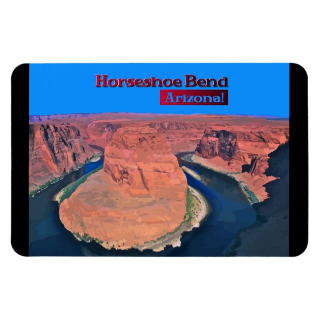 Horseshoe Bend, Arizona Magnet (Horizontal)