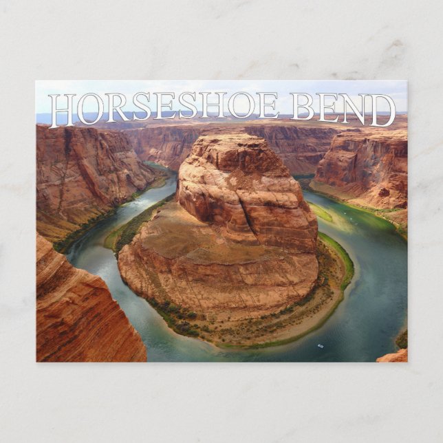Horseshoe Bend Arizona Postkarte (Vorderseite)