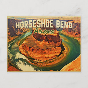 Horseshoe Bend Arizona Postkarte