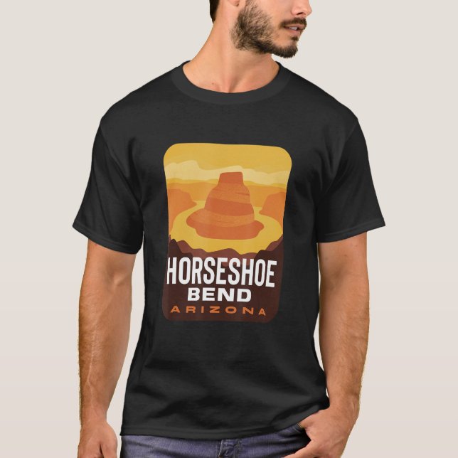 Horseshoe Bend Arizona T-Shirt (Vorderseite)