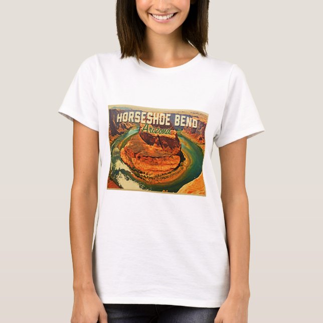 Horseshoe Bend Arizona T-Shirt (Vorderseite)