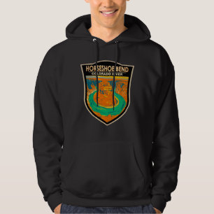 Horseshoe Bend Colorado River Vintage Hoodie