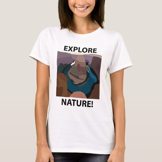 Horseshoe Bend Entdecken Sie die Natur Horseshoe B T-Shirt (Vorderseite)