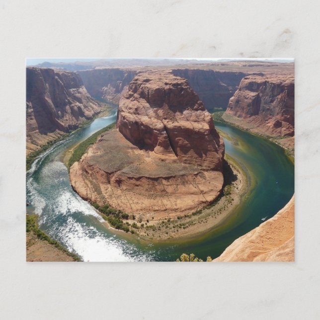 Horseshoe Bend in Page, Arizona Postcard Postkarte (Vorderseite)
