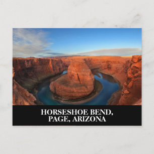 Horseshoe Bend in Page, Arizona Südwest USA Postkarte