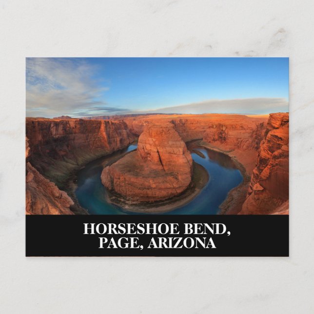 Horseshoe Bend in Page, Arizona Südwest USA Postkarte (Vorderseite)