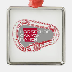 Horseshoe Canyon Ranch Arkansas Klettersteig Carab Ornament Aus Metall