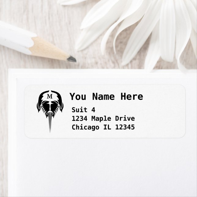 Horseshoe Crab im Stil der Tribal Tattoo (Insitu)