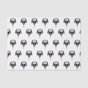 Horseshoe Crab im Stil der Tribal Tattoo Seidenpapier