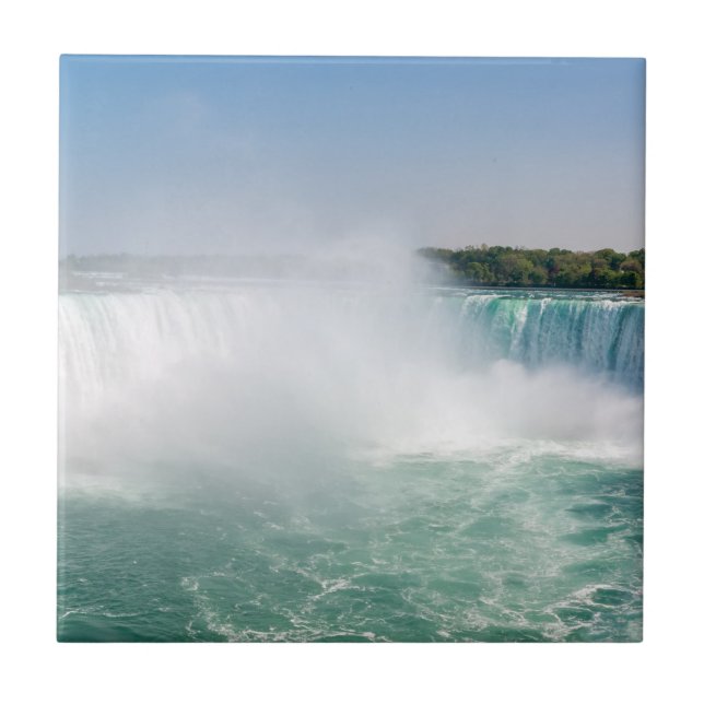 Horseshoe Falls aus Niagara Falls - Kanada Fliese (Vorderseite)